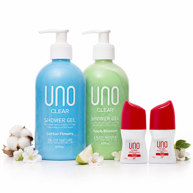 UNO Mix & Match Shower Duo — representative two Shower Gels and Roll-On bundle