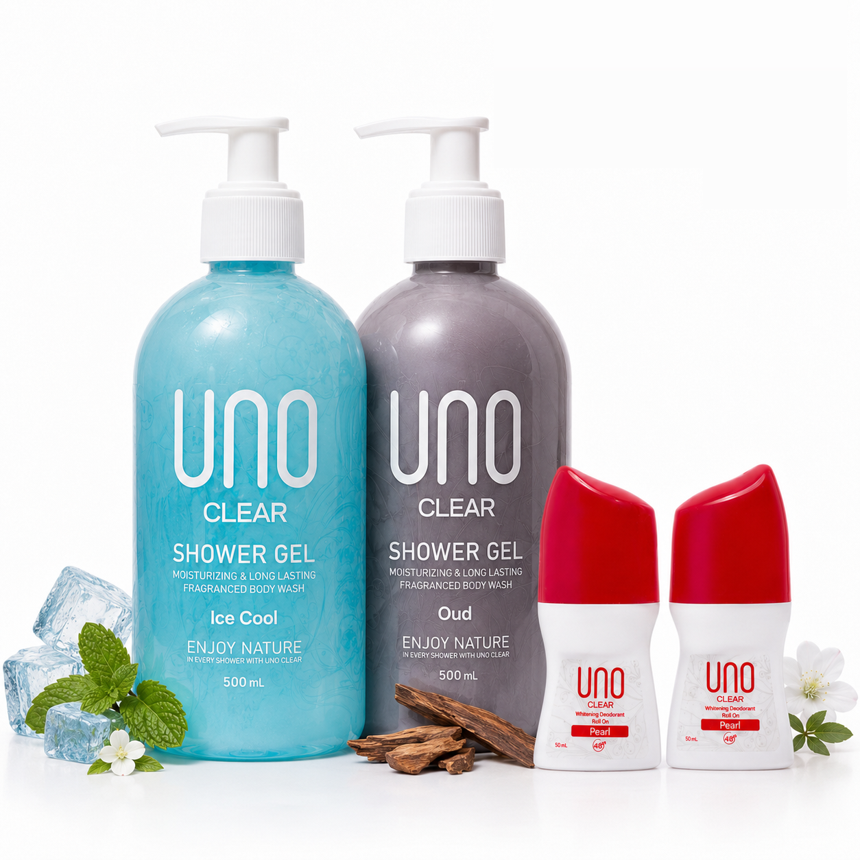 Cool & Oud Shower Duo